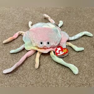NWT, Vintage 1998 ‘Goochy’ the Jellyfish Beanie Baby by Ty Inc.